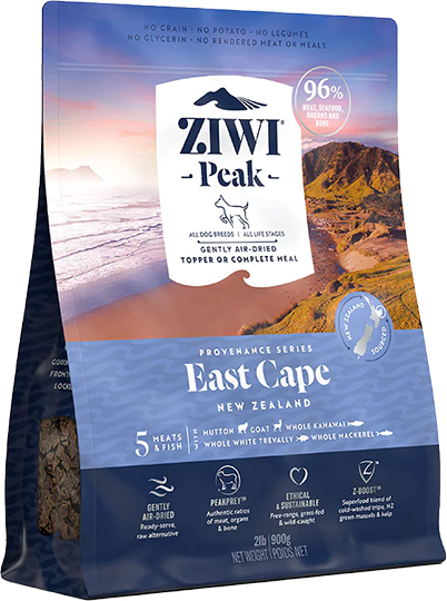 ZIWI Peak Provenance East Cape