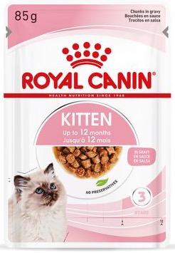 Royal Canin Kitten chunks in Gravy
