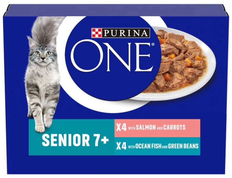 Purina ONE 7+ Senior Salmon & Ocean Fish