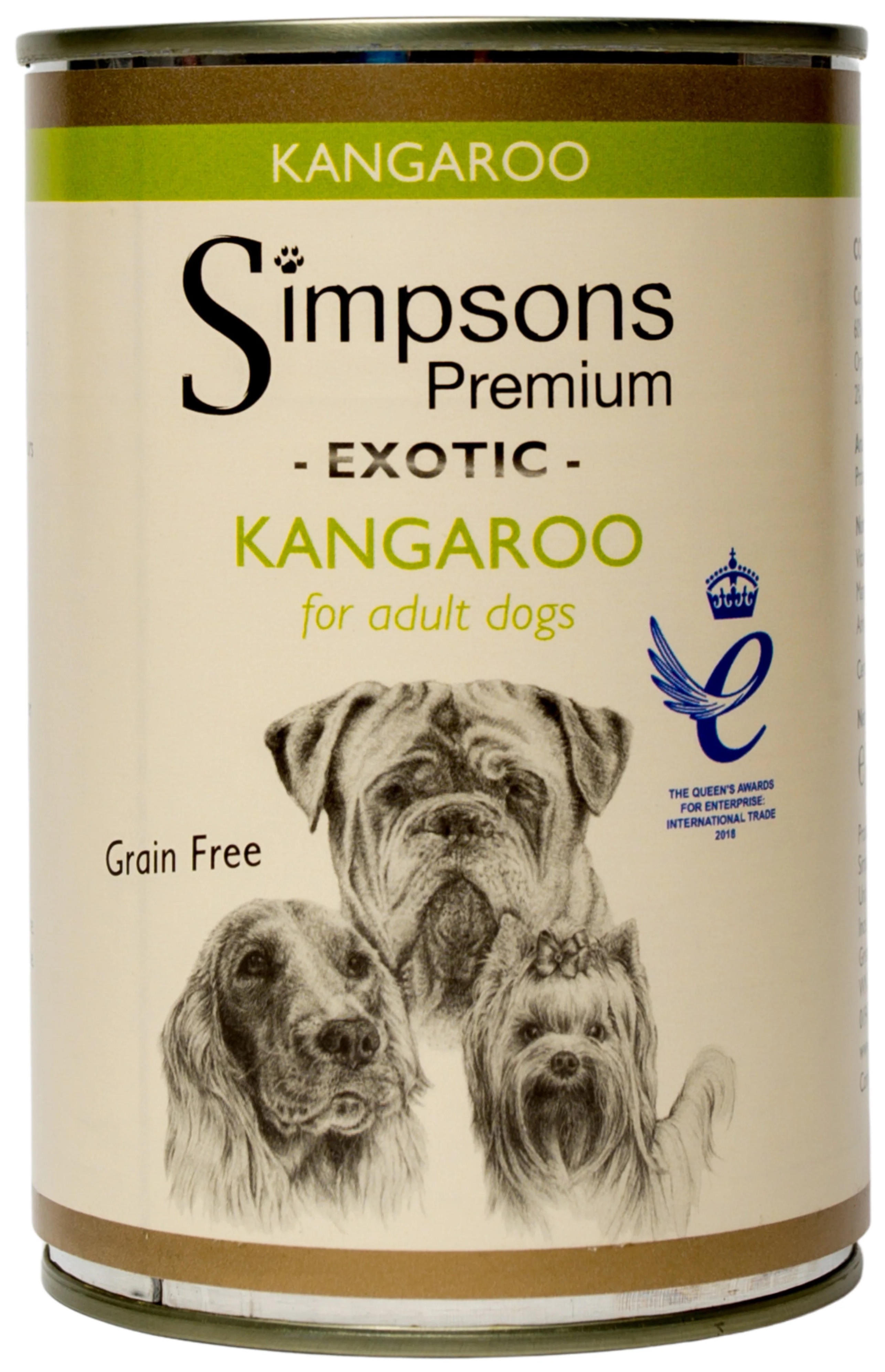 Kangaroo and oats dog food best sale