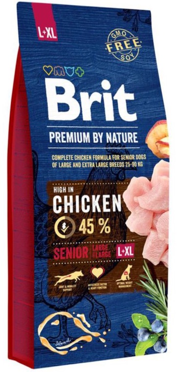 Brit Senior L and XL Breed Chicken