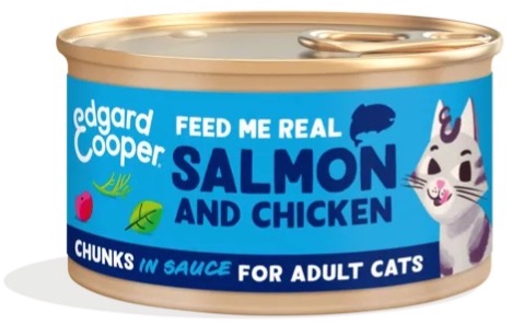 Edgard Cooper Salmon & Chicken chunks in sauce