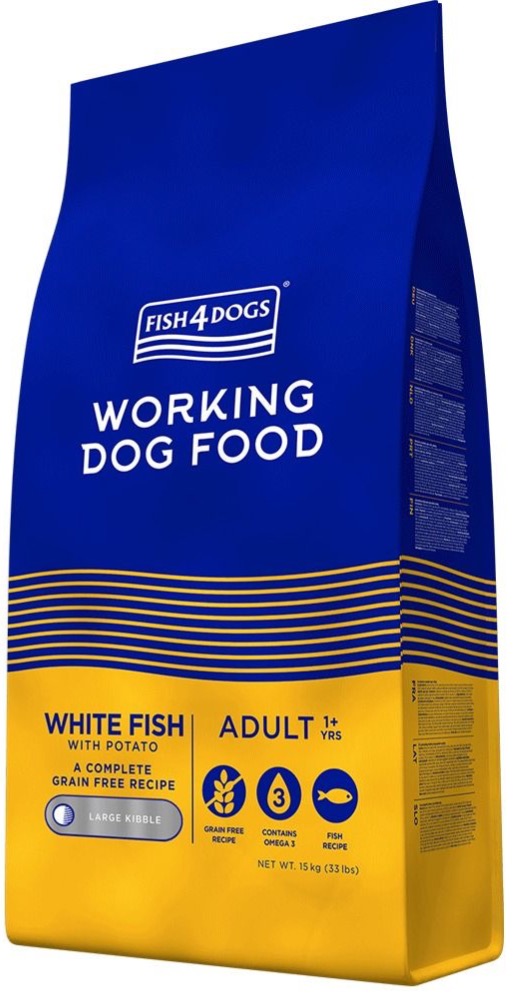 Pet Food Expert Fish 4 Dogs Working Dog White Fish Adult