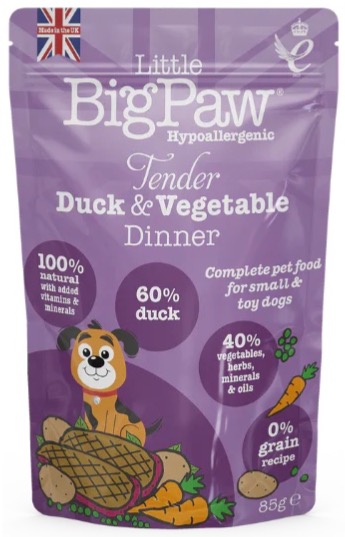 Little BigPaw Tender Duck & Vegtable Dinner