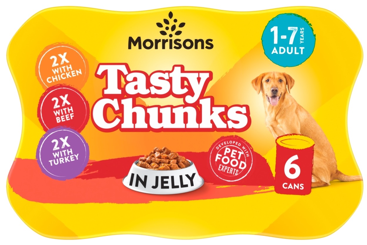 Morrisons Meat Chunks in Jelly Chicken, Beef & Turkey