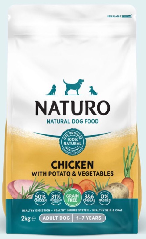 Naturo Adult Grain Free Chicken with Potato & Vegetables