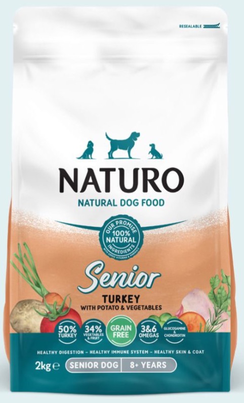 Naturo Senior Turkey & Potato with Vegetable