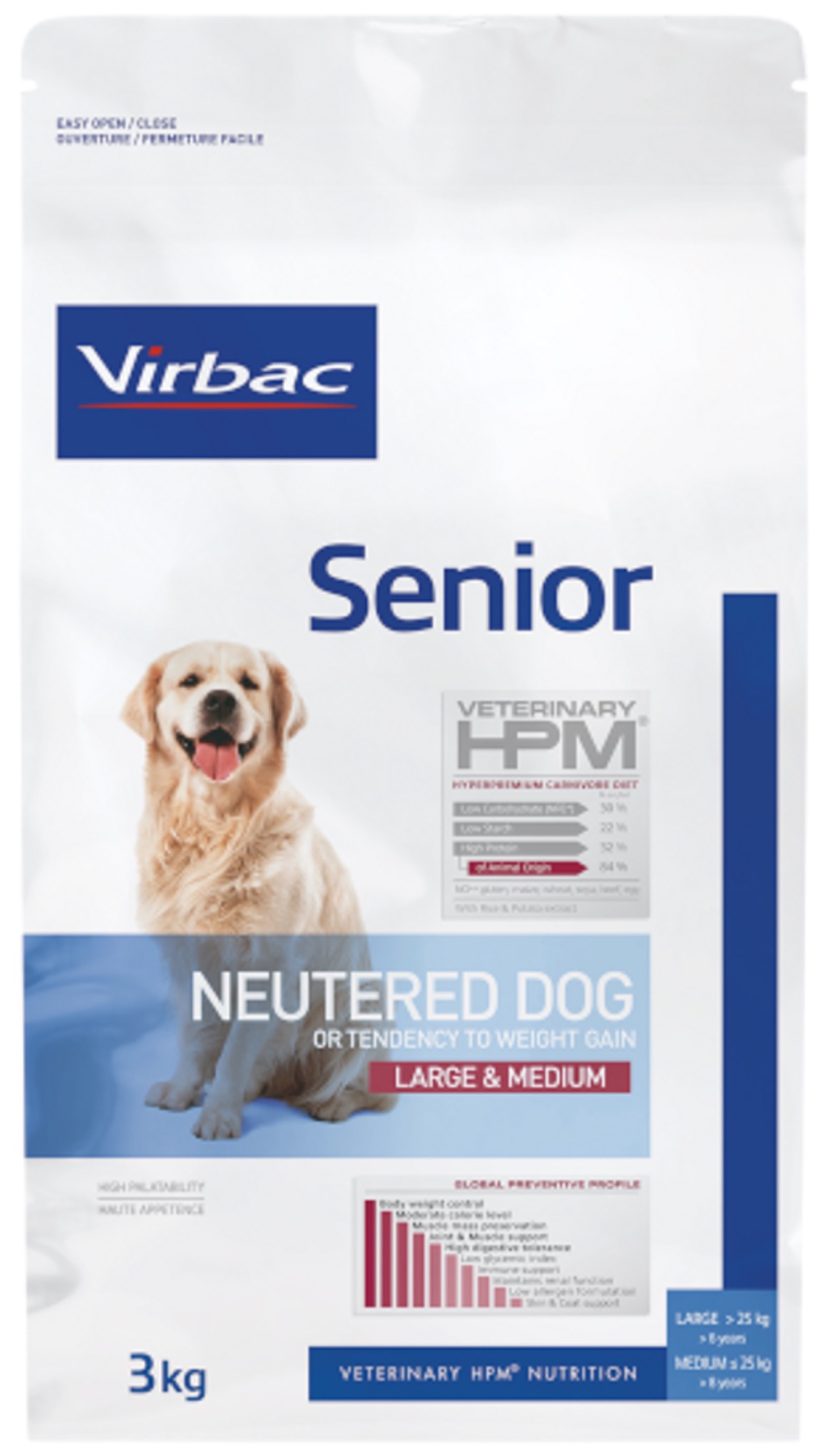 Virbac Senior Neutered Medium & Large Breed