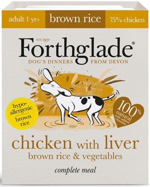 Forthglade Chicken with Liver, Brown Rice & Vegetables