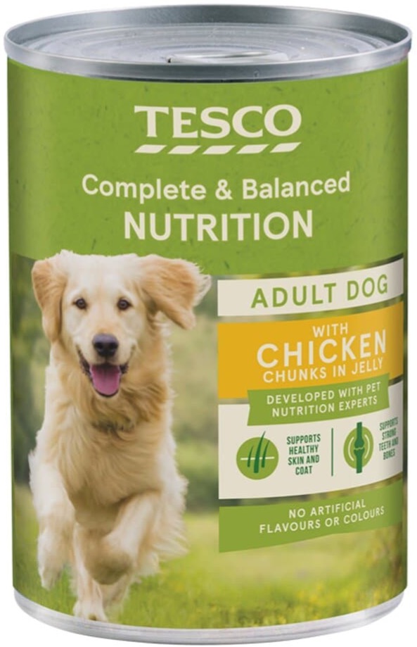 Tesco Adult with Chicken Chunks in Jelly