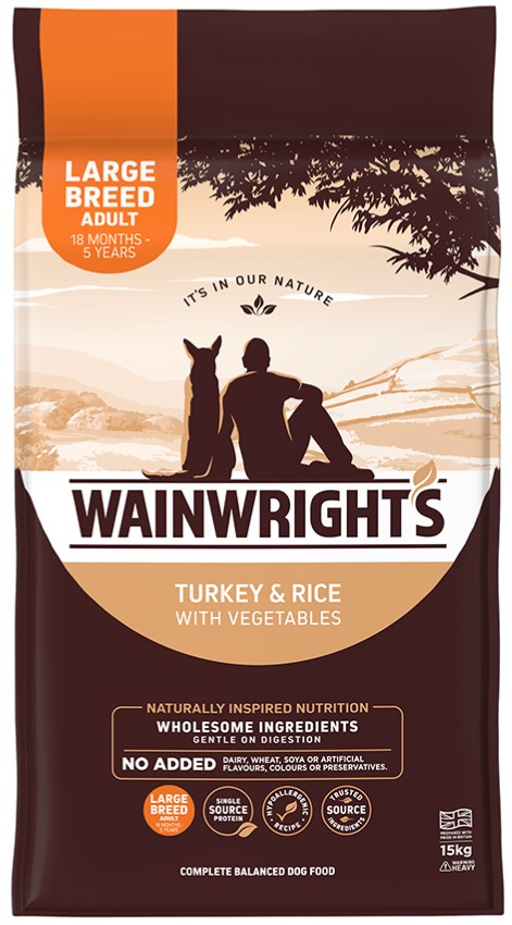 Wainwrights Adult Large Breed Turkey & Rice