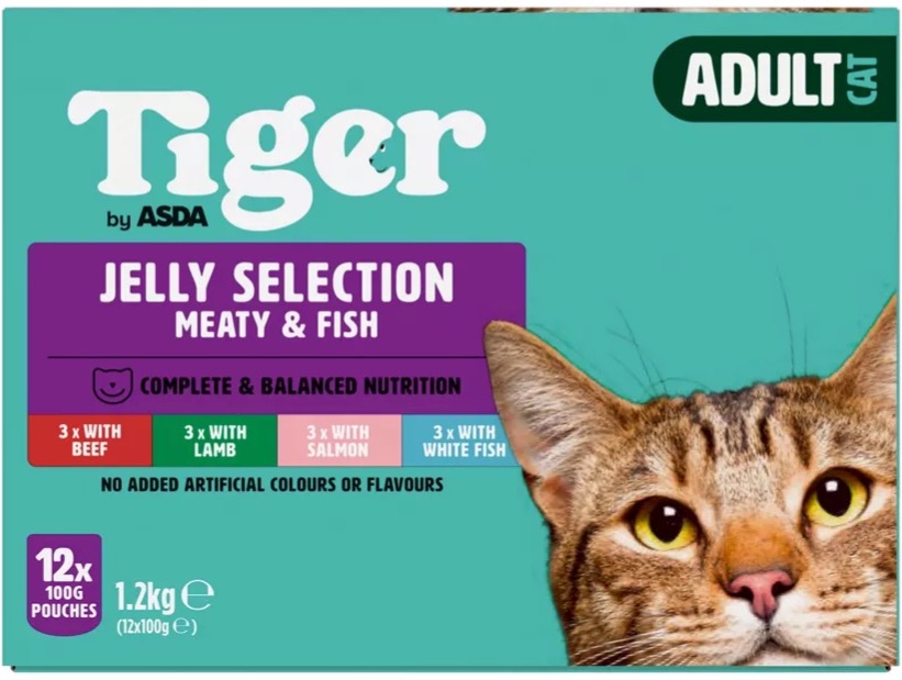 ASDA Tiger Jelly Selection Meaty & Fish
