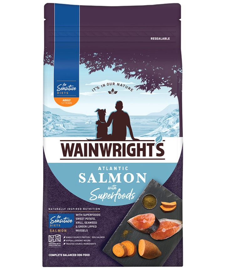 Wainwrights Sensitive Adult Atlantic Salmon with Superfoods