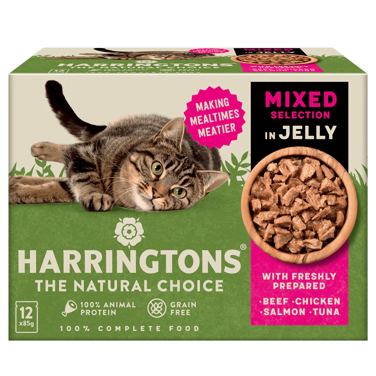 Harringtons Grain Free Mixed Selection in Jelly