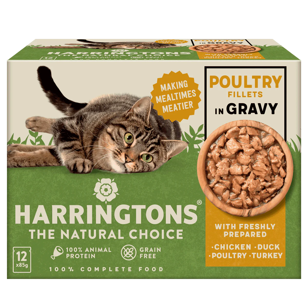 Harringtons Grain Free Poultry Selection in Gravy