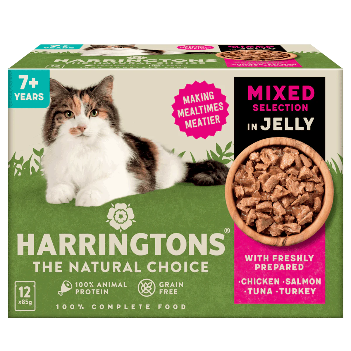 Harringtons Grain Free Senior Mixed Selection in Jelly