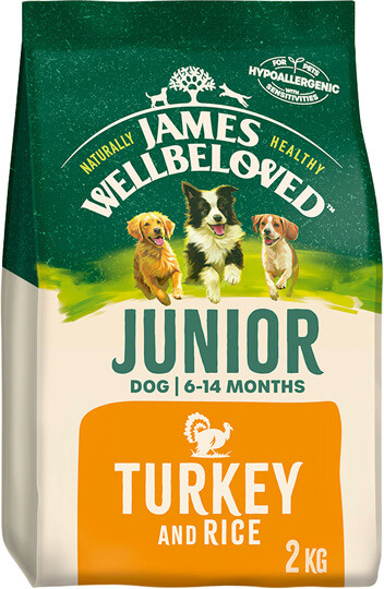 James Wellbeloved Turkey & Rice Junior