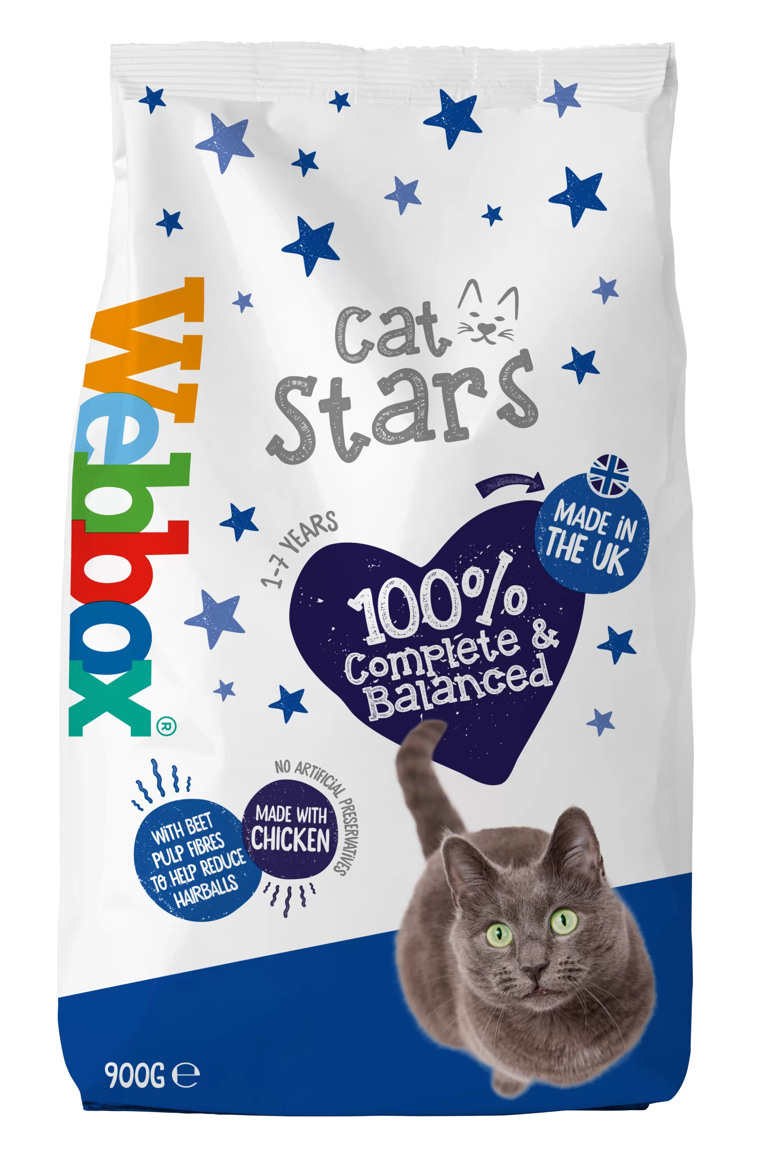 Webbox Cat Stars Chicken