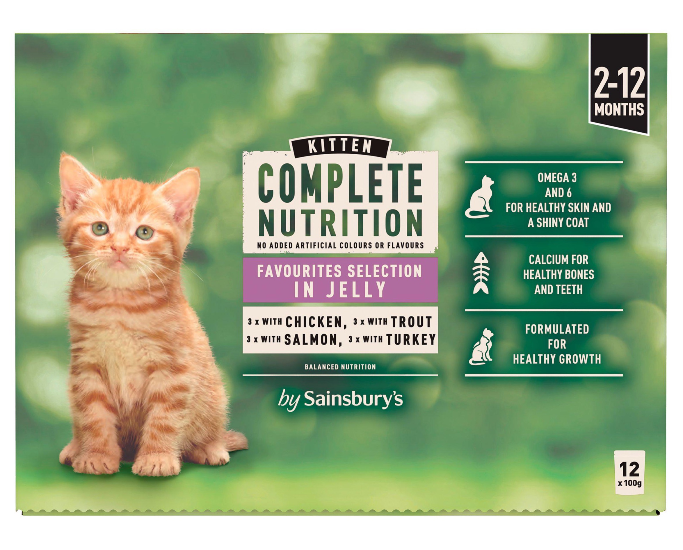 Sainsbury's Kitten Favourites Selection in Jelly