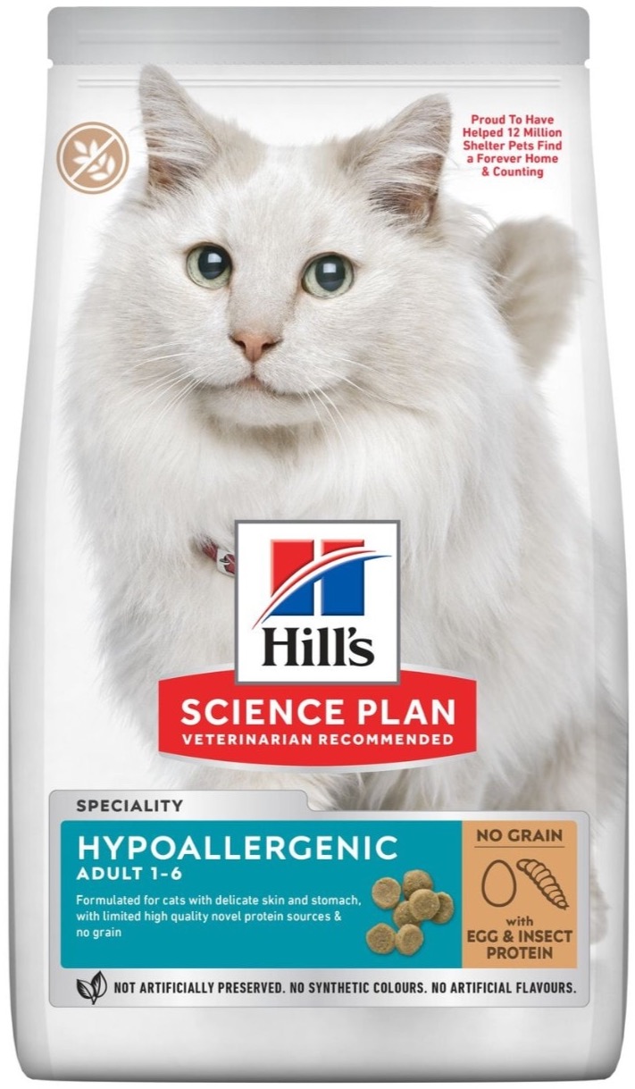 Hill's Science Plan Hypoallergenic Adult with Egg & Insect Protein