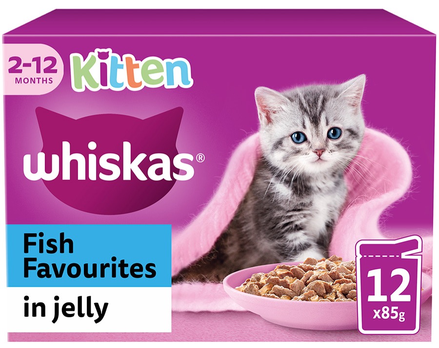 Whiskas Kitten Fish Favourites in Jelly