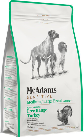 Pet Food Expert McAdams Turkey Sensitive Medium Large Breed