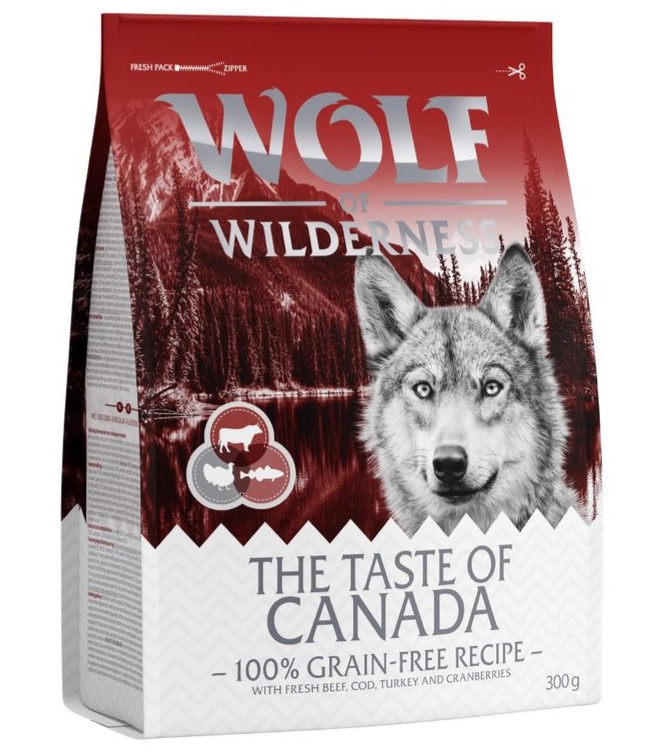 Wolf of Wilderness Canadian Woodlands Beef, Cod & Turkey