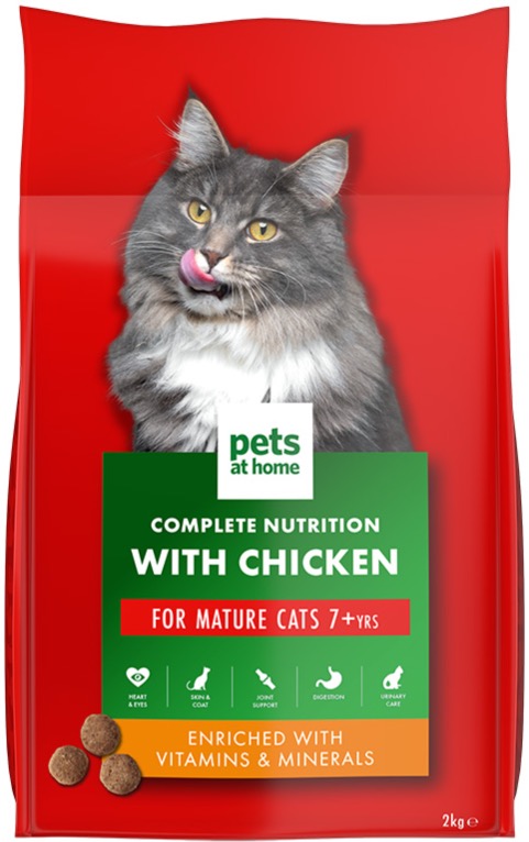Pets at Home Complete Nutrition Complete Nutrition Dry Mature Cat Food with Chicken