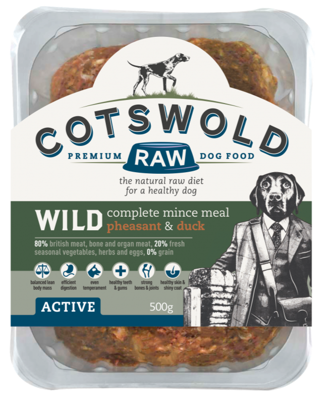 Cotswold Raw Wild Range Pheasant & Duck Mince 80/20