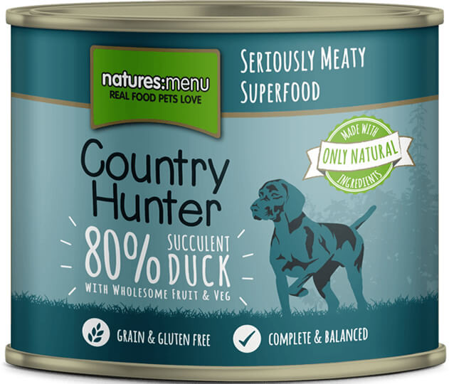 Natures Menu Country Hunter Succulent Duck with Superfoods Can