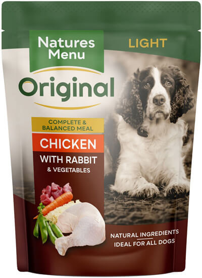 Natures Menu Light Chicken with Rabbit Pouch