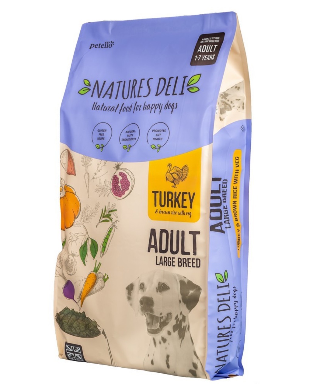 Turkey Rice Product Pet Food Expert | Natures Deli Adult Large Breed Turkey & Rice