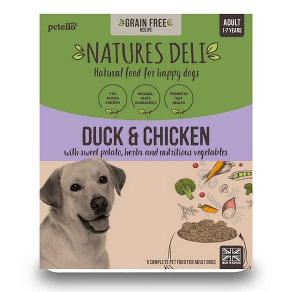 Curated visual reference: Picture Idea: Pet Food Expert Natures Deli Adult Grain Free Chicken Duck