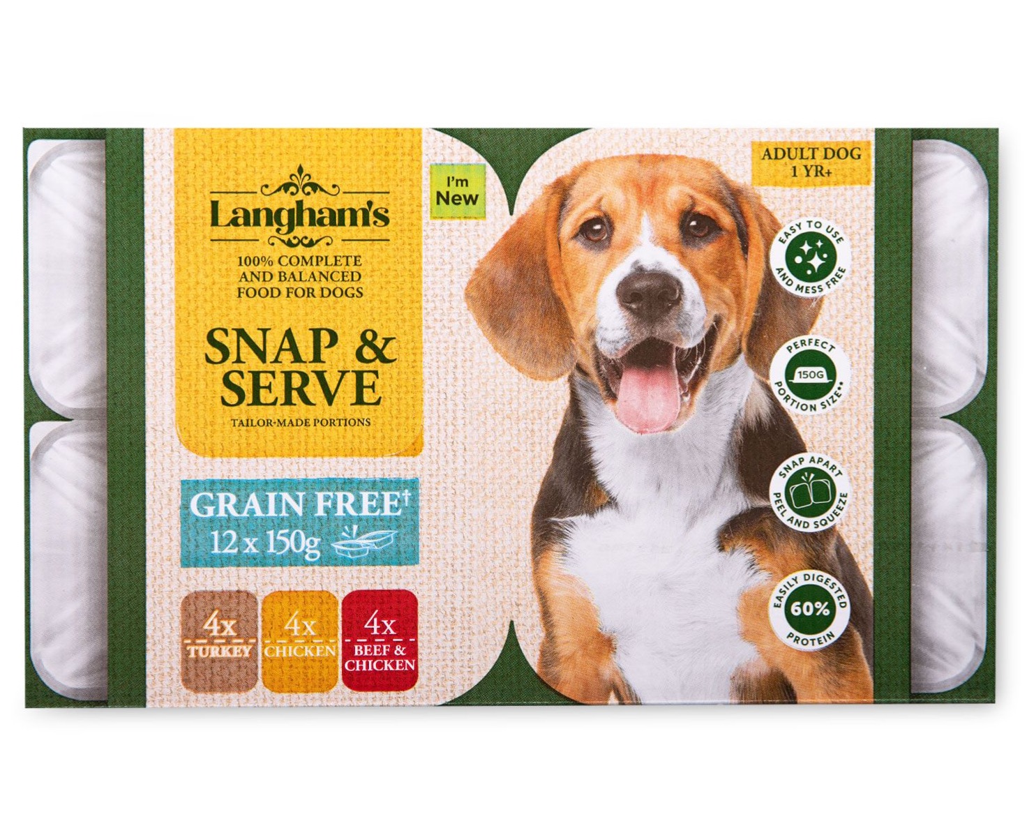 Aldi Langham's Snap and Serve Pack Mix