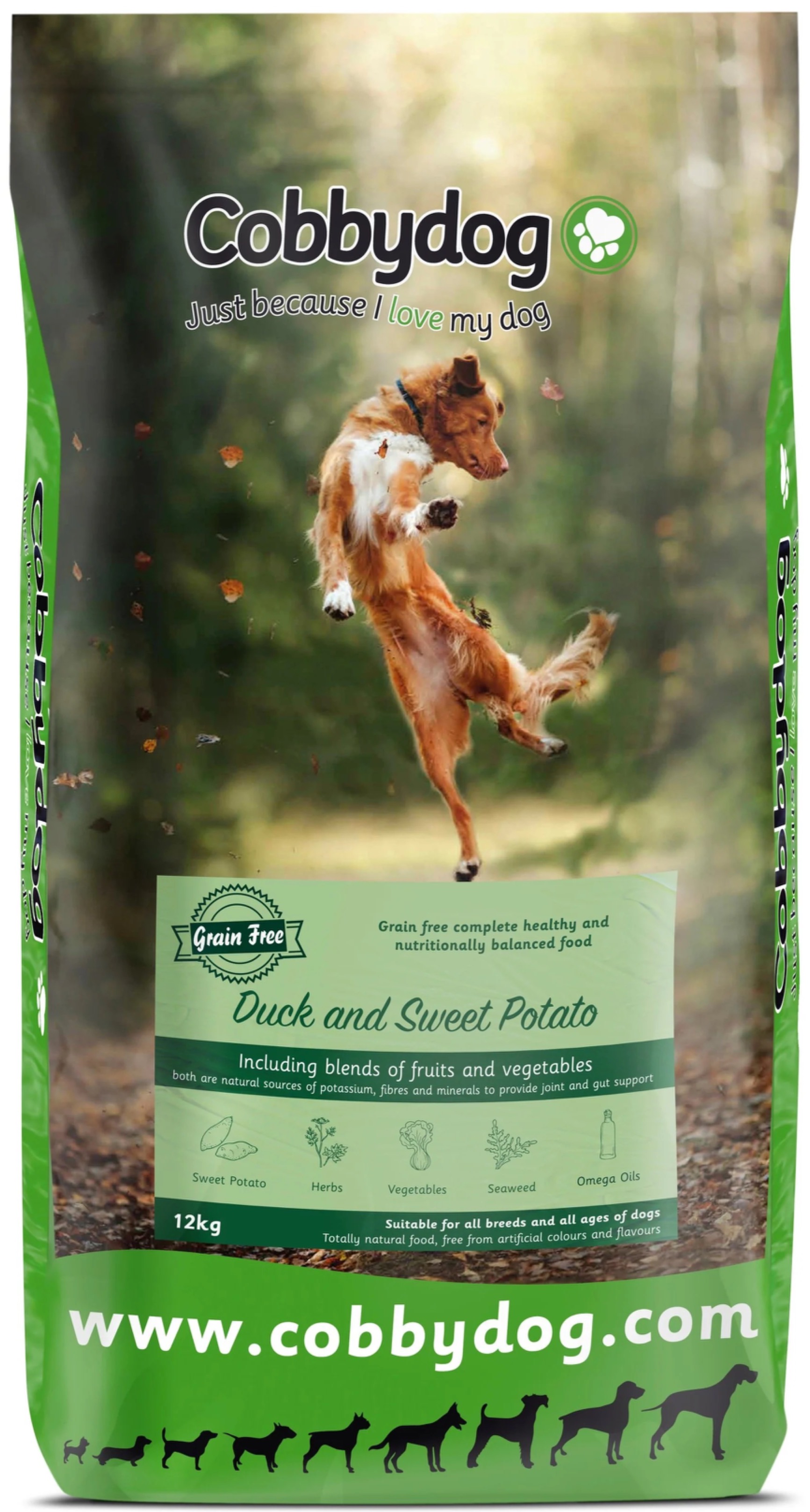 Cobbydog Grain Free Duck & Sweet Potato