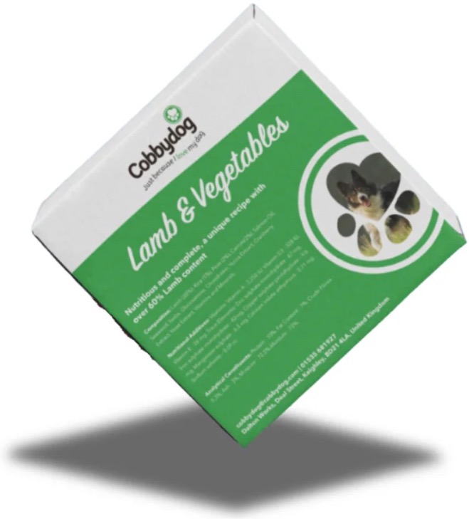 Cobbydog Lamb & Vegetables Tray