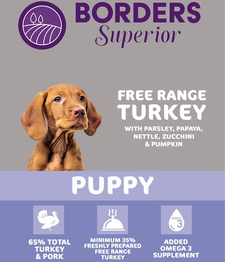 Borders Pet Foods Superior Puppy Free Range Turkey