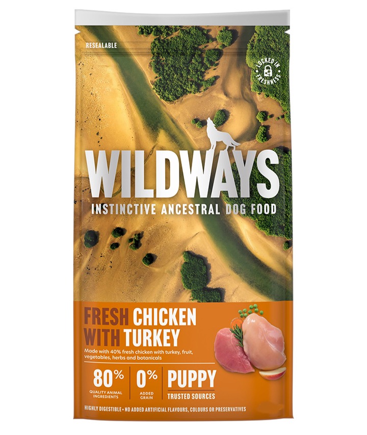 Wildways Puppy Fresh Chicken, Turkey & Vegetables