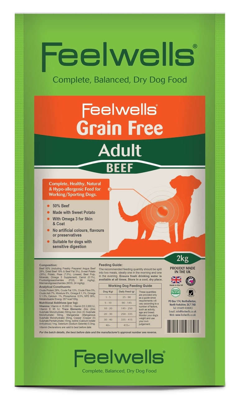 View of Pet Food Expert | Feelwells Grain Free Beef & Sweet Potato