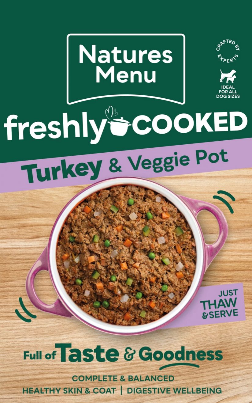 Natures Menu Freshly Cooked Turkey and Veggie Pot