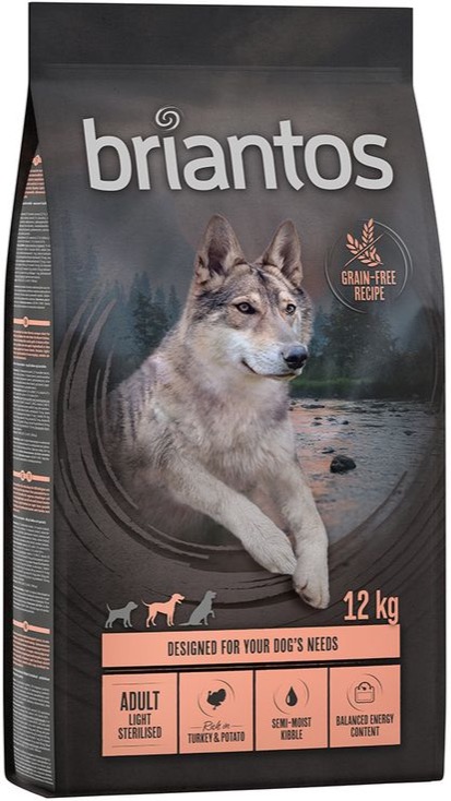 Briantos Adult Light/Sterilised Grain-Free Turkey & Potato