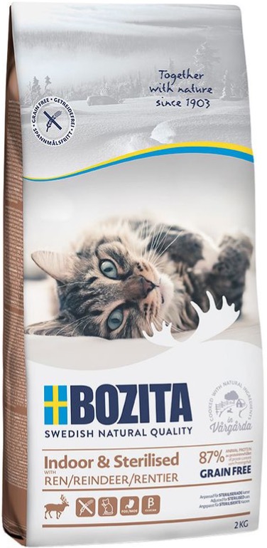 Bozita Grain Free Indoor & Sterilised Reindeer
