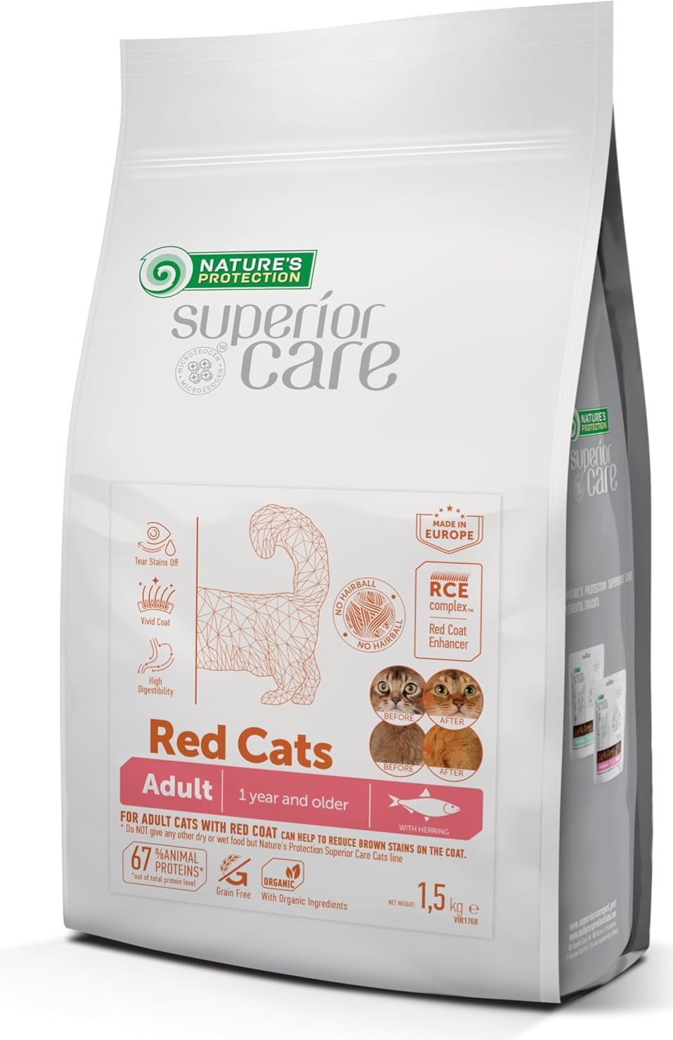 Nature's Protection Superior Care Red Cats Grain Free Herring
