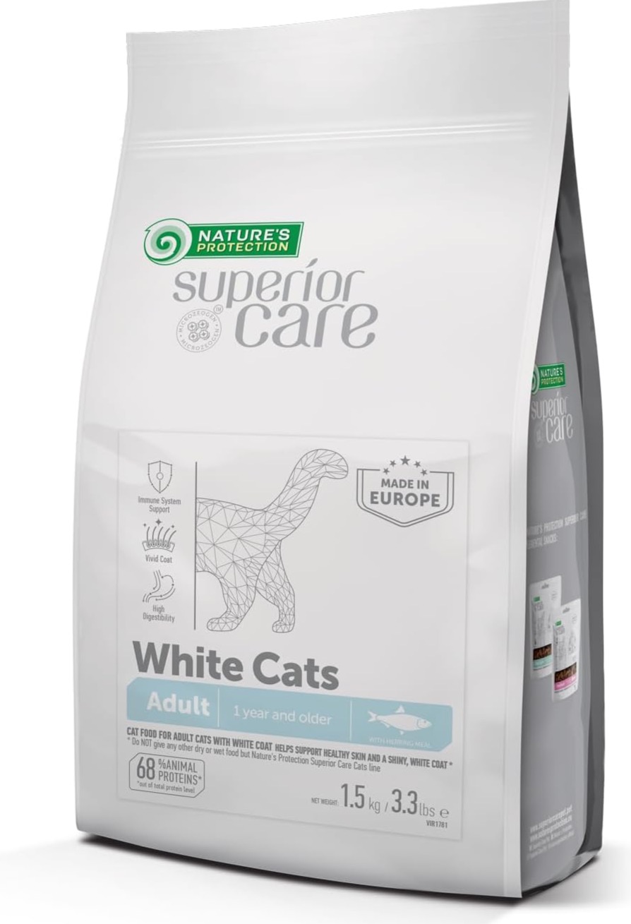 Nature's Protection Superior Care White Cats Grain Free Herring