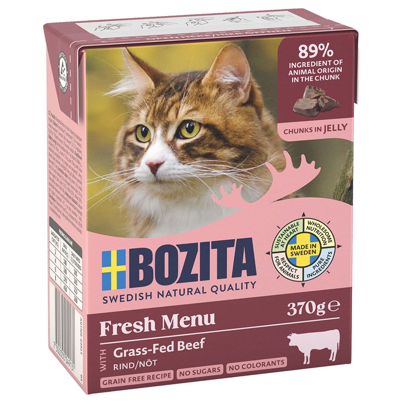 Bozita Beef Tetra Chunks in Jelly