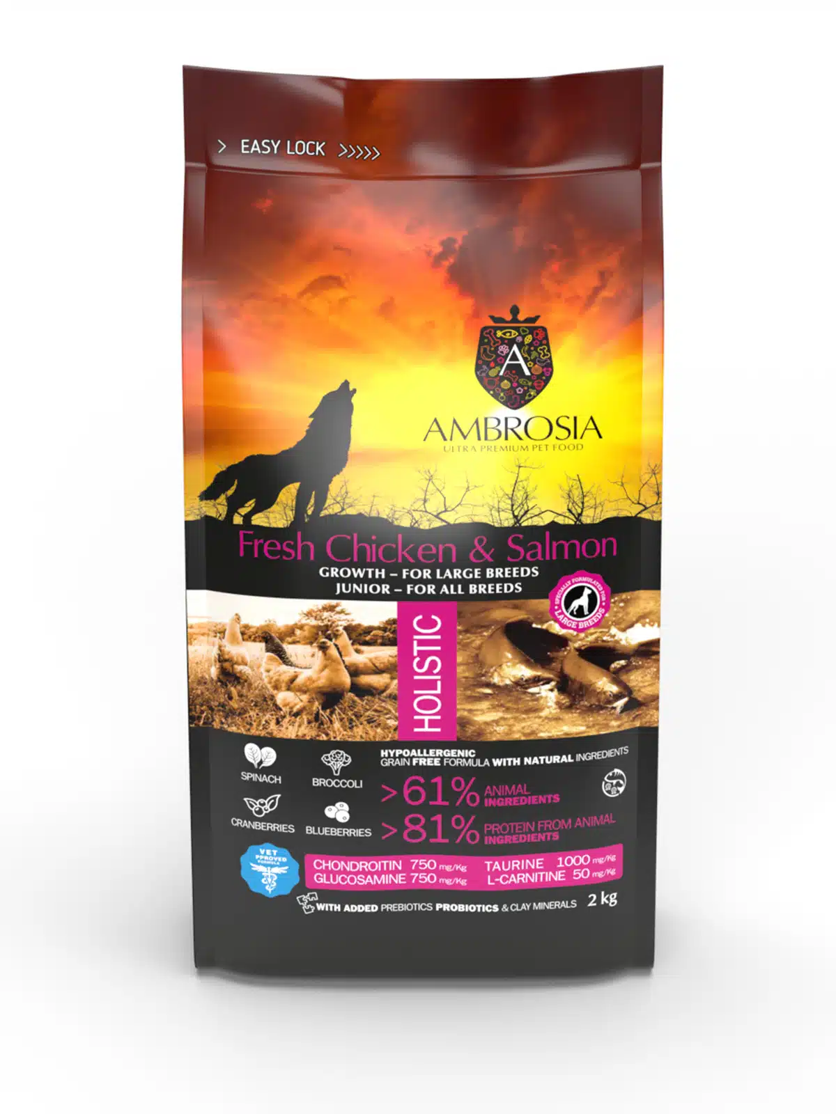 Ambrosia Large Breed Puppy & Growth Fresh Chicken