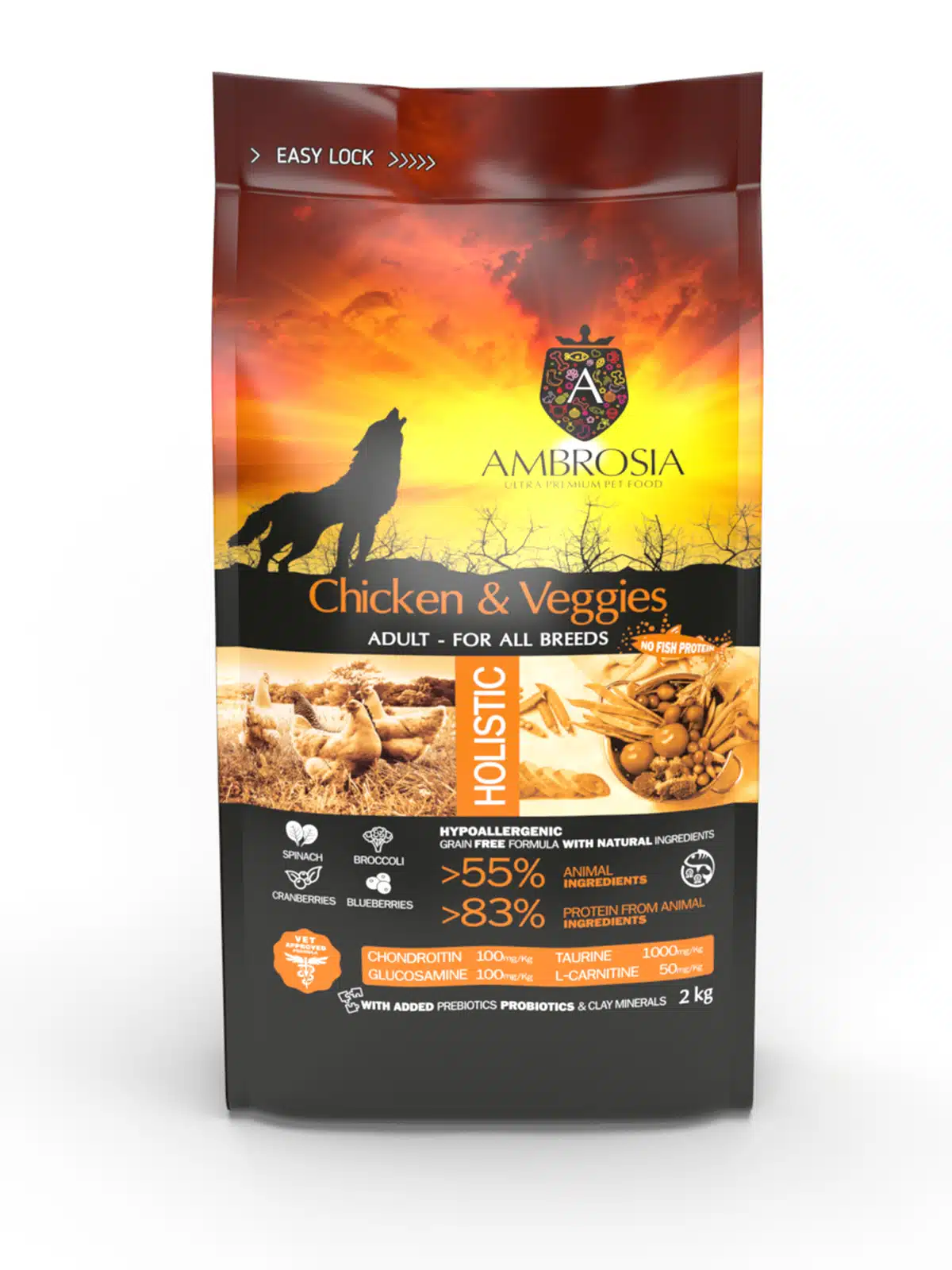 Ambrosia Adult All Breeds Chicken & Veggies