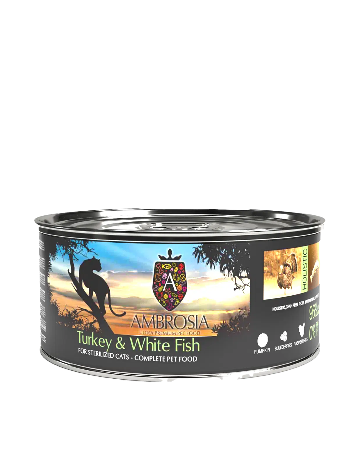 Ambrosia Senior, Light & Sterilized Turkey & White Fish