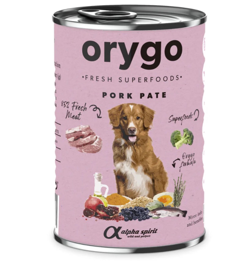 Alpha Spirit Orygo Pork Pate with Broccoli