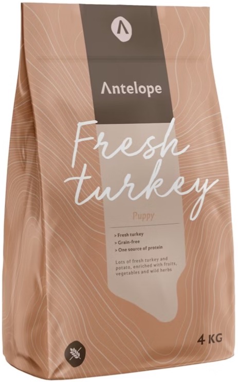 Image showcasing Pet Food Expert | Antelope Grain Free Puppy Fresh Turkey